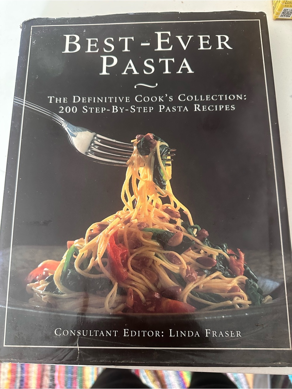 Best-Ever Pasta Cookbook - Black Cover
